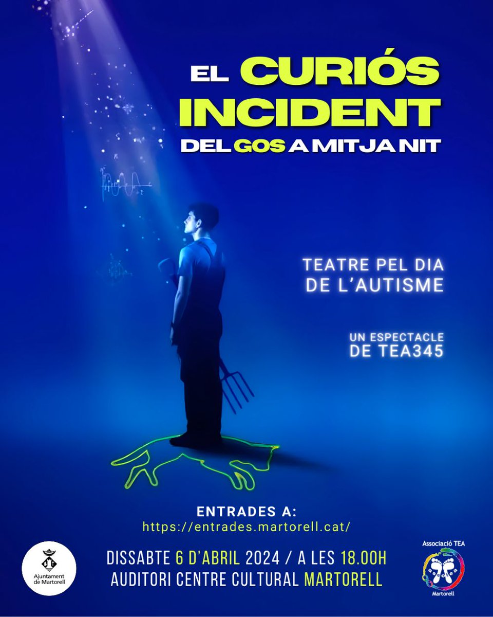 tea345teatre's tweet photo. Aquesta tarda som a #Martorell Avui donem visibilitat a l'autisme #teatreamateur #teatre Us hi esperem!!! https://t.co/yuScrRYvJt