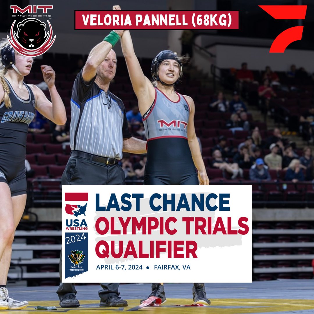 MIT_Wrestling's tweet photo. Viveca and Veloria Pannell will be competing today at the Last Chance US Olympic Team Trials Qualifier. Wrestling starts at 10am EST and will be streamed live on @FloWrestling!! https://t.co/j1wygbNox8