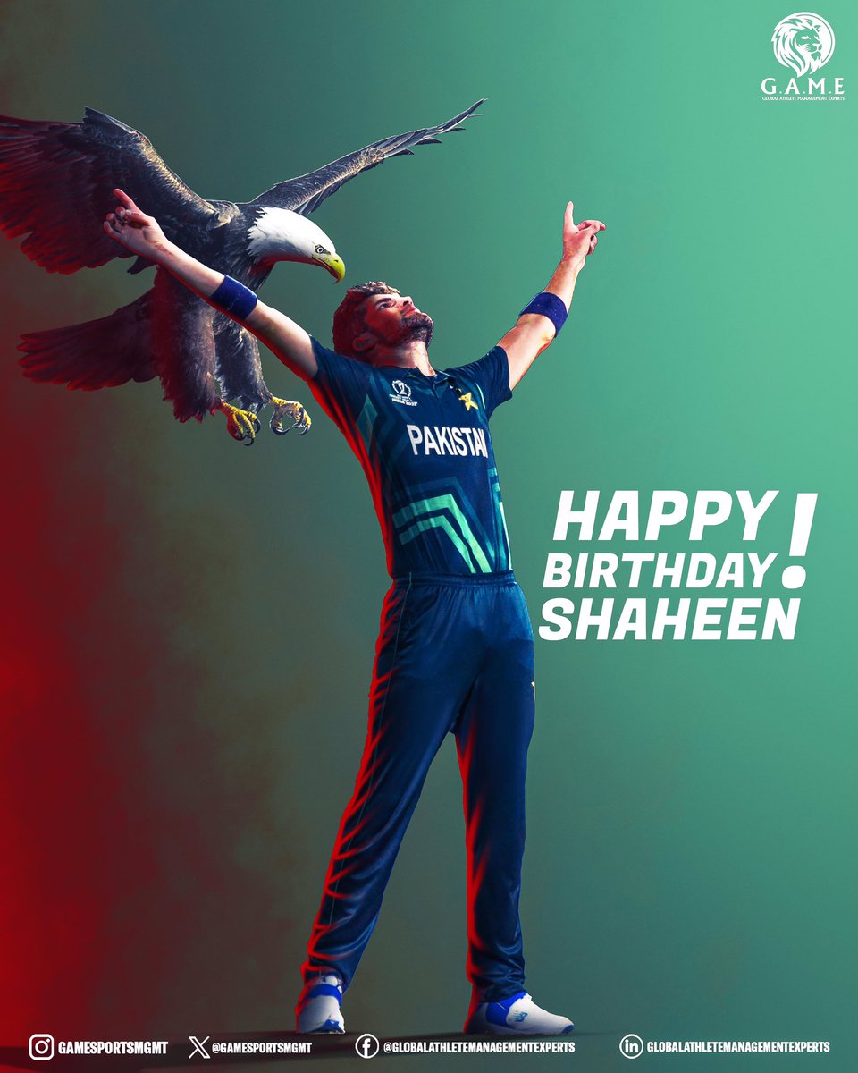 Most wickets for 🇵🇰 since his debut Fastest 🇵🇰 to 100 ODI wickets 🔥 Best strike rate by any 🇵🇰 in ODIs 🚀 Happy birthday SHAHEEN 🦅SHAH AFRIDI ⭐️ #IamGAME #ShaheenShahAfridi #Cricket #Pakistan #Explore