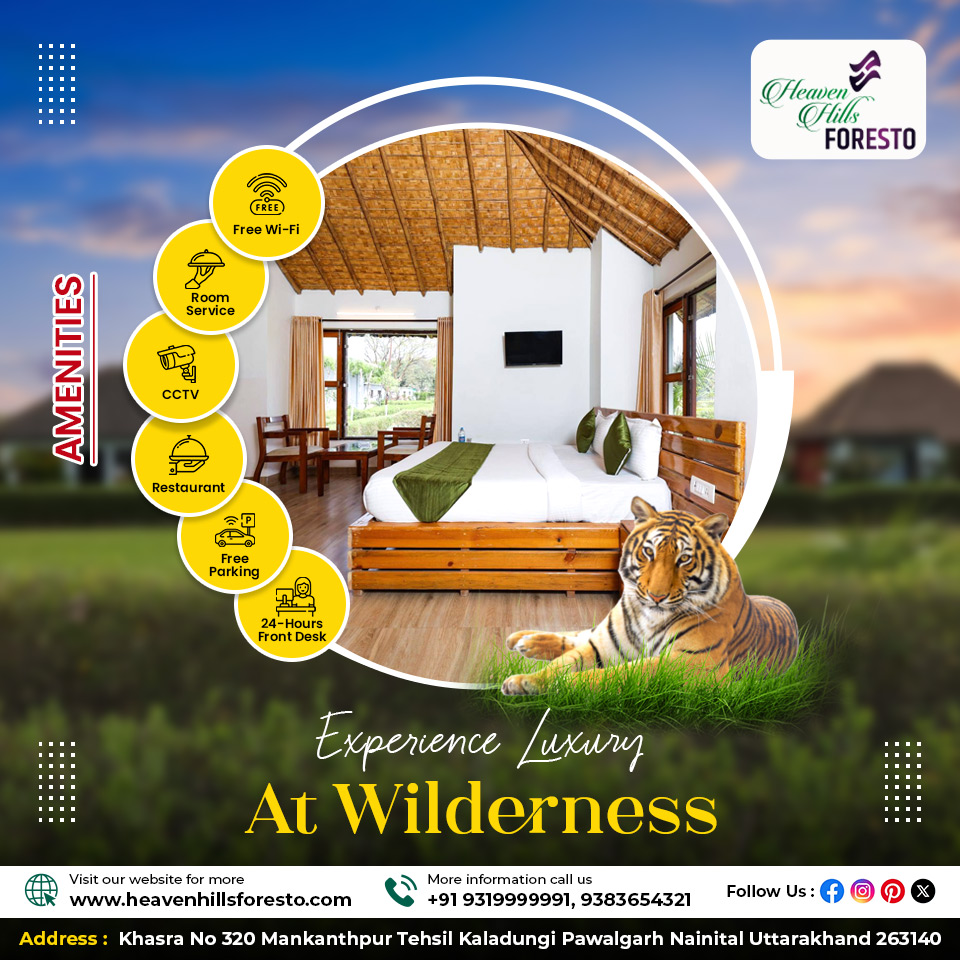 Discover luxury in the wild at Heaven Hills Foresto 🌿✨

𝐁𝐨𝐨𝐤𝐢𝐧𝐠 𝐢𝐧𝐟𝐨𝐫𝐦𝐚𝐭𝐢𝐨𝐧:-
Call Now: +91-9319999991
Visit us: heavenhillsforesto.com
Email: heavenhillsforesto@gmail.com

#HeavenHillsForesto #GuestReviews #NatureEscape #WildernessWonders #NatureRetreat