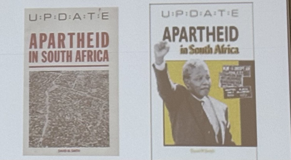 Margaret Roberts remembering value of the Update series of short text books produced for A Level students/teachers by academics at ⁦<a href="/QMULGeography/">QMUL School of Geography</a>⁩ from 1980s to 2000s in collaboration with ⁦<a href="/CambridgeUP/">Cambridge University Press</a>⁩ — an idea and format still of value? #GAConf24