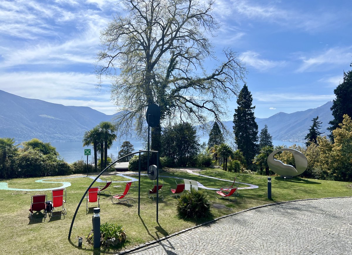 Lago Maggiore nähtynä Monte Veritàlta.
#Ticino #Sveitsi