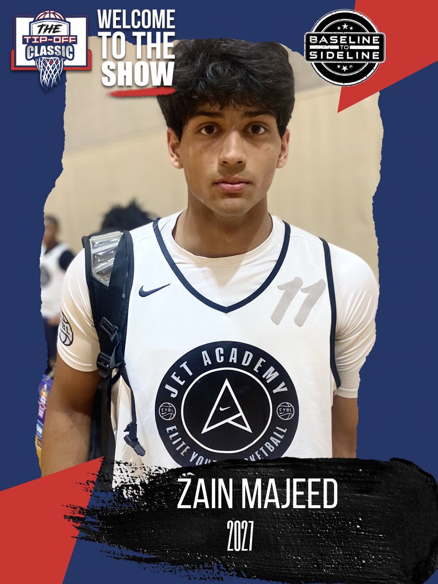 ‘27 Zain Majeed has a solid debut. He had 14 points in the teams win over the Utah Prospects. The IMG product displayed good versatility on both ends of the floor. #thetipoffclassic #btsreport