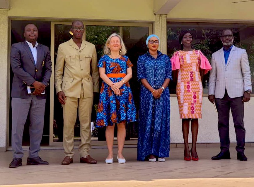 Rencontre avec le Président de la Commission nationale de lutte contre les armes légères, le Général Diakite qui a présenté son programme de travail.