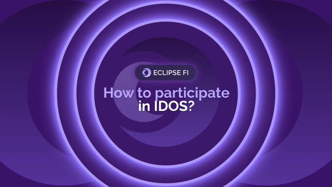 'Been following Eclipse Fi launches, but not sure where to start?' ☹️ 'Missed the first 2 IDOs and waiting for a proper guide that tells you how it all works? How do I participate? ' You're in the right spot. Prepare now not to miss upcoming opportunities 🧵