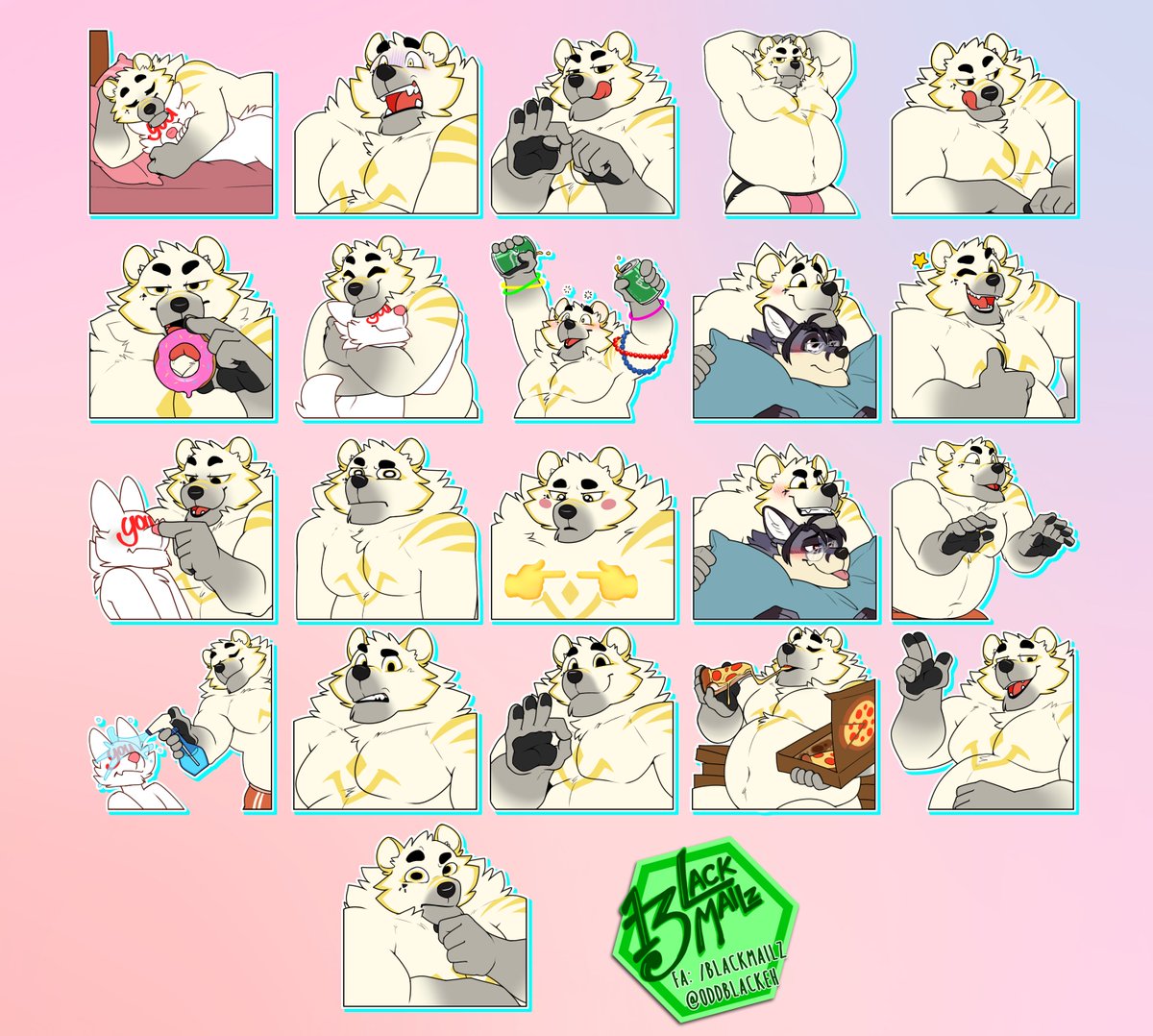 Telegram stickers commissioned by <a href="/ultim8nelson/">박 Nelson</a>