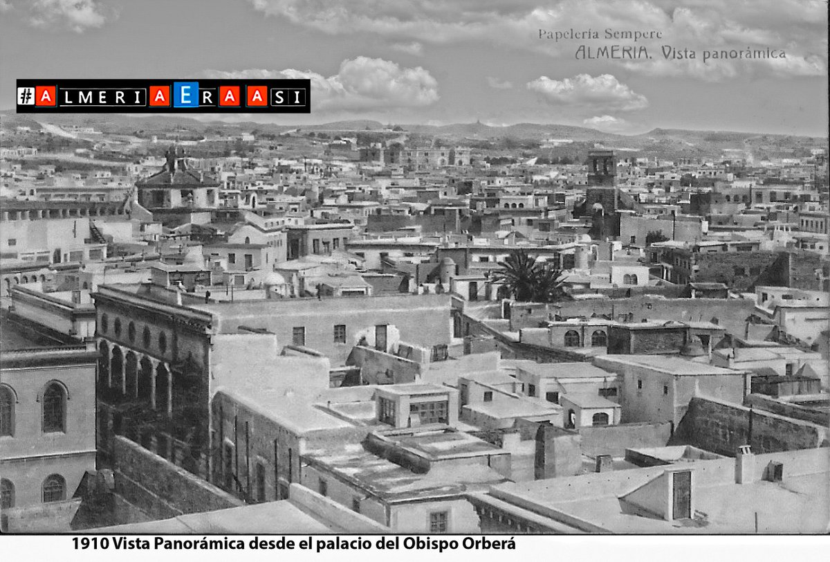 📍 1910 Vista panorámica desde el Palacio del Obispo Orberá 
buff.ly/4amPCKx

#🅰🅻🅼🅴🆁🅸🅰🅴🆁🅰🅰🆂🅸

#AlmeriaEraAsi, #AlmeriaBW, #ABW, #Panoramica, #Sempere, #ObispoOrberá, #TorrePerdigones, #SanSebastian, #1910