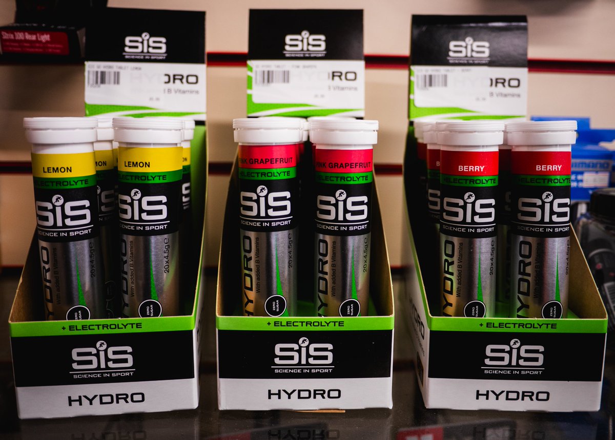 Restocked with @ScienceinSport hydro electrolyte tablets