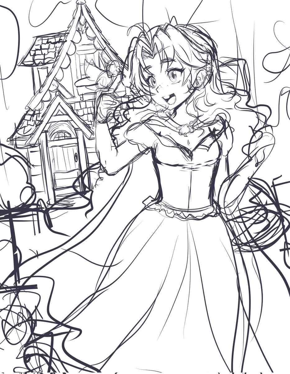 Spookypandagirl's tweet image. What is my mental health copium?

Why WIPS OF COURSE!
#wipart