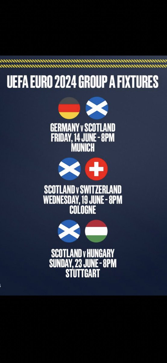 UEFA 2024 ⚽️⚽️ We have limited Tickets Available for All Scotland Games (Cat 1 to 3) What’s All For Details Sde Tel 07872078715