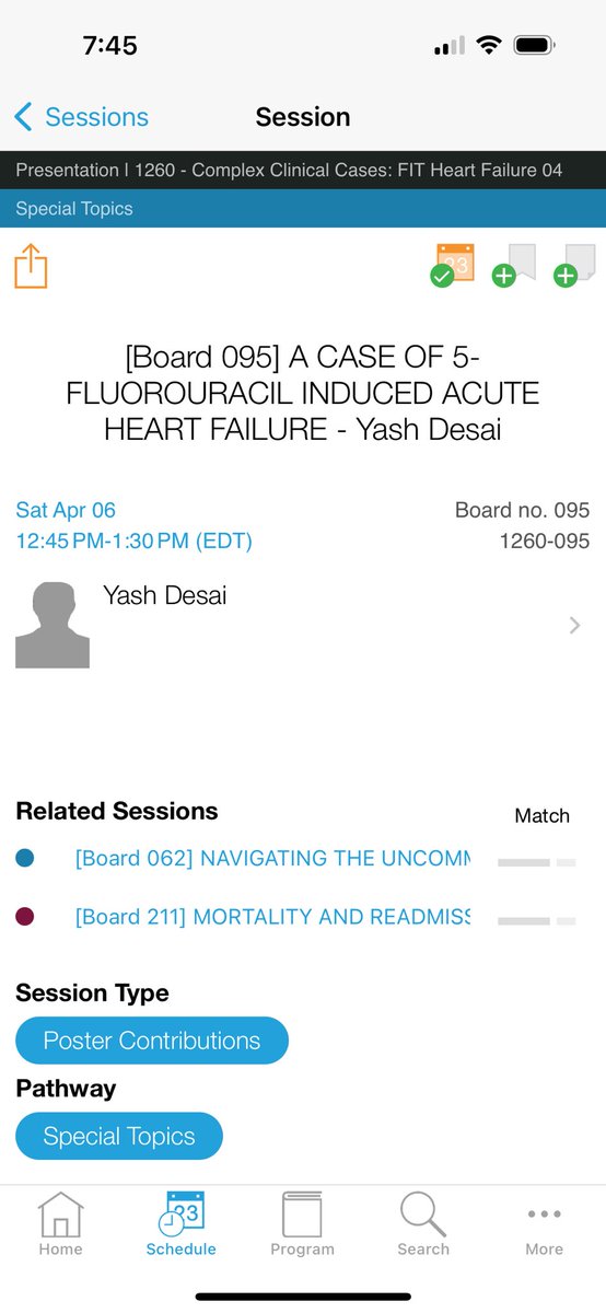 Excited for #ACC24 this weekend!! 

Come check out interesting cardio-onc case of reversible cardiomyopathy. <a href="/ManuMysore2/">Manu Mysore, MD FACC</a> 

<a href="/UM_Cardiology/">University of Maryland Cardiology</a> <a href="/UMInternalMed/">University of Maryland Internal Medicine Residency</a>
