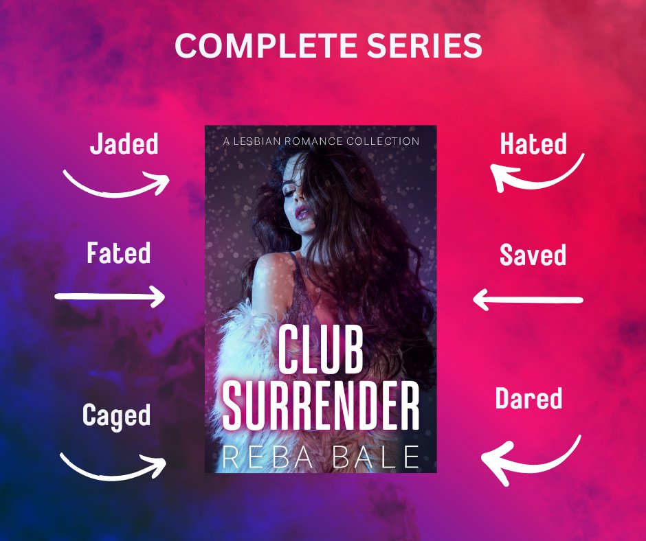 Binge the lesbian BDSM stories everyone's been talking about.  6 couples. 6 steamy nights. 6 unexpected encounters that lead to love. Order now at books2read.com/ClubSurrender #authorrebabale #lesbianromance #sapphicromance #WLW #queerromance #bdsm #instalove #loveatfirstsight #new