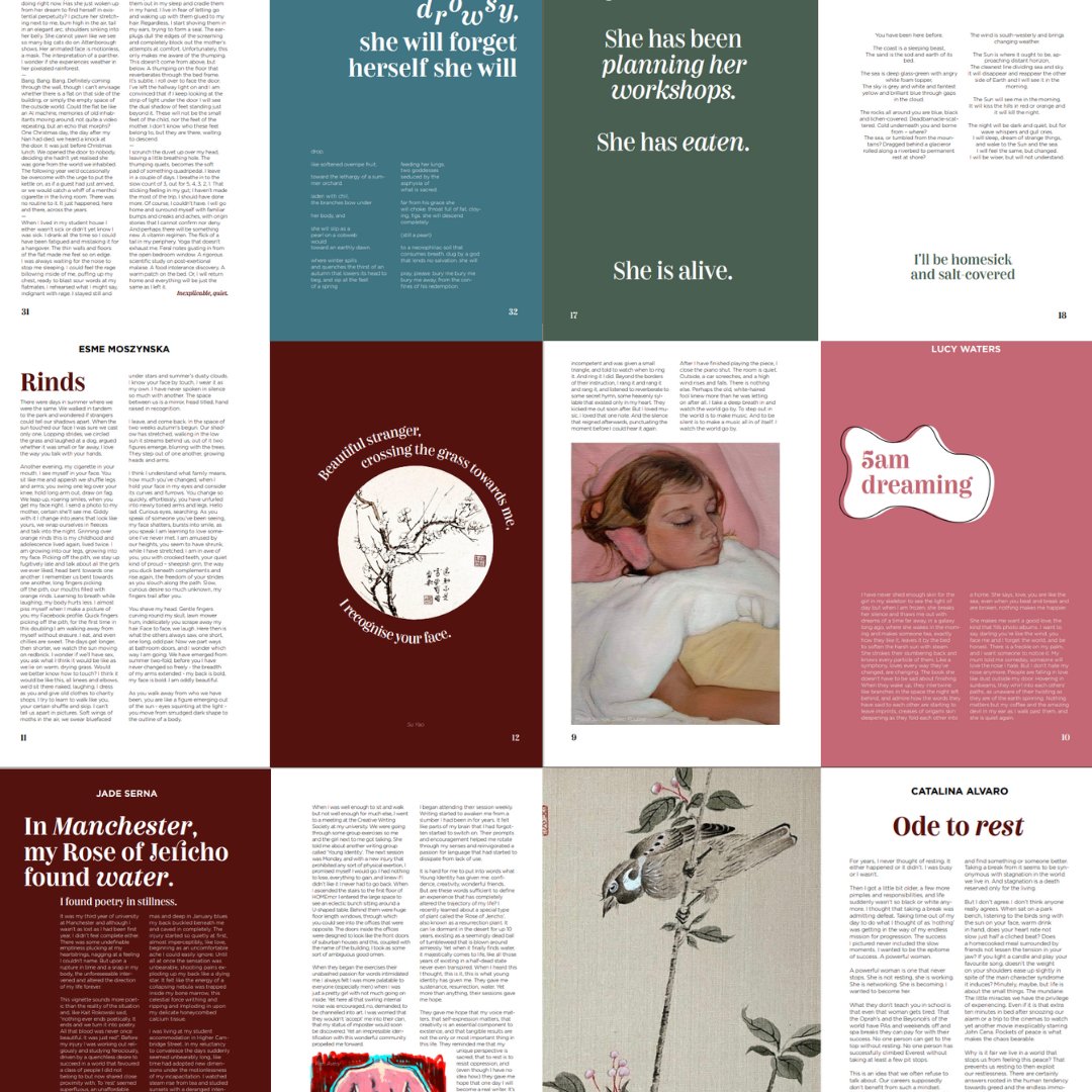 sneak peek of a few spreads from issue 5!! you can pick up your copy here: sinkmagazine.bigcartel.com/product/issue-…