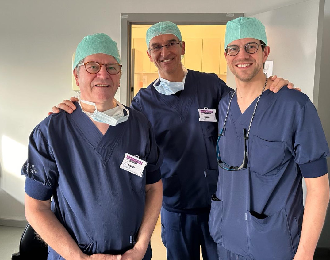 BN124: Fantastic organization for live surgery EAU2024 here in Ghent. Congratulations & thank you Thomas (Dr T.Tailly) for perfect set-up in all details &so nice to meet your lovely father Dr Geert Tailly a great Urologist who did so much for ESWL technology. Congrats both of you