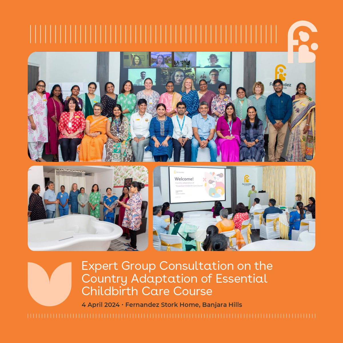 On 4th April, #FernandezFoundation hosted an Expert Group Consultation on the Country Adaptation of the Essential Childbirth Care Course (ECBC). Supported by the World Health Organization (WHO) and Aastrika Foundation, the event aimed to adapt and contextualise ECBC.