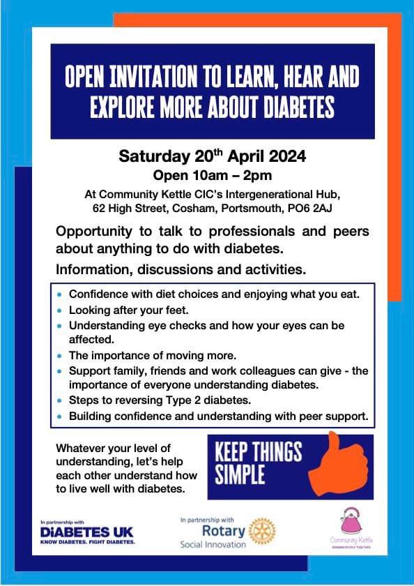 Lots of interest in our event on the 20th April