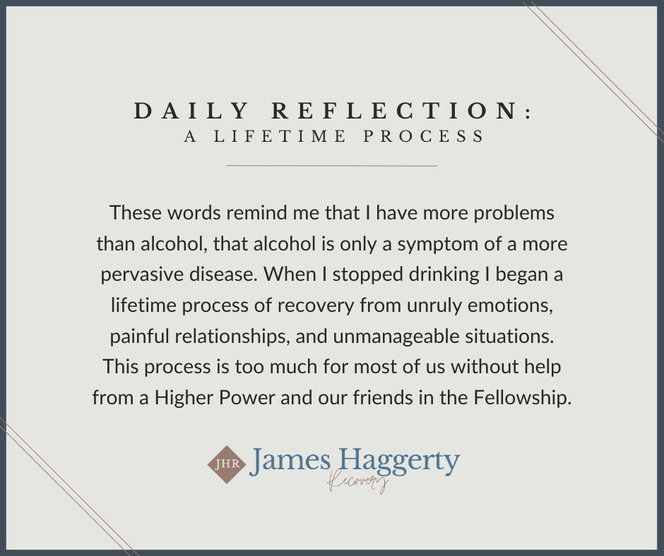 AA Thought of the Day emphasizes alcohol as a symptom of deeper issues. Recovery involves unraveling emotional, relational, and situational tangles with help from a Higher Power and the Fellowship, leading to healing, reduced fears, &amp; reconnection with humanity. #AA #the12steps