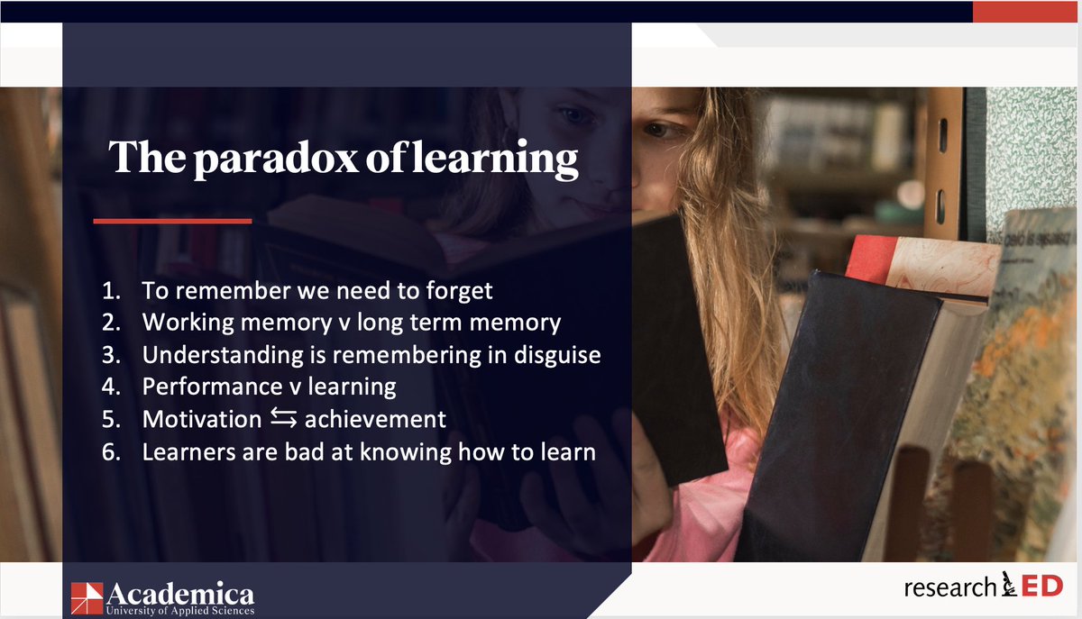 Today I'll be speaking about the challenges of applying science of learning at #researchEDG