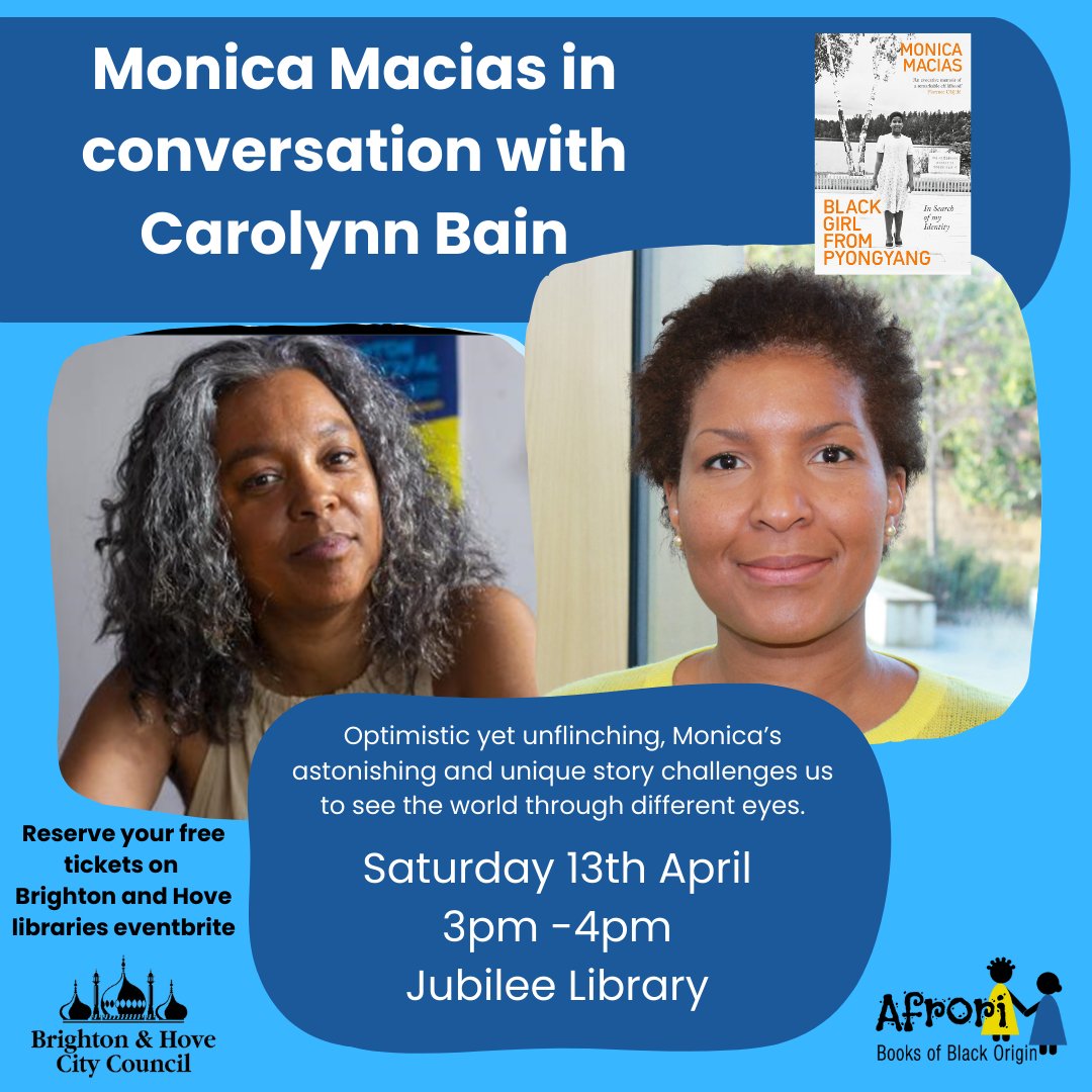 So excited about this event. Monica grew up in North Korea following the assassination of her father. This is a story like no other. Come along and hear her at this Free Event.