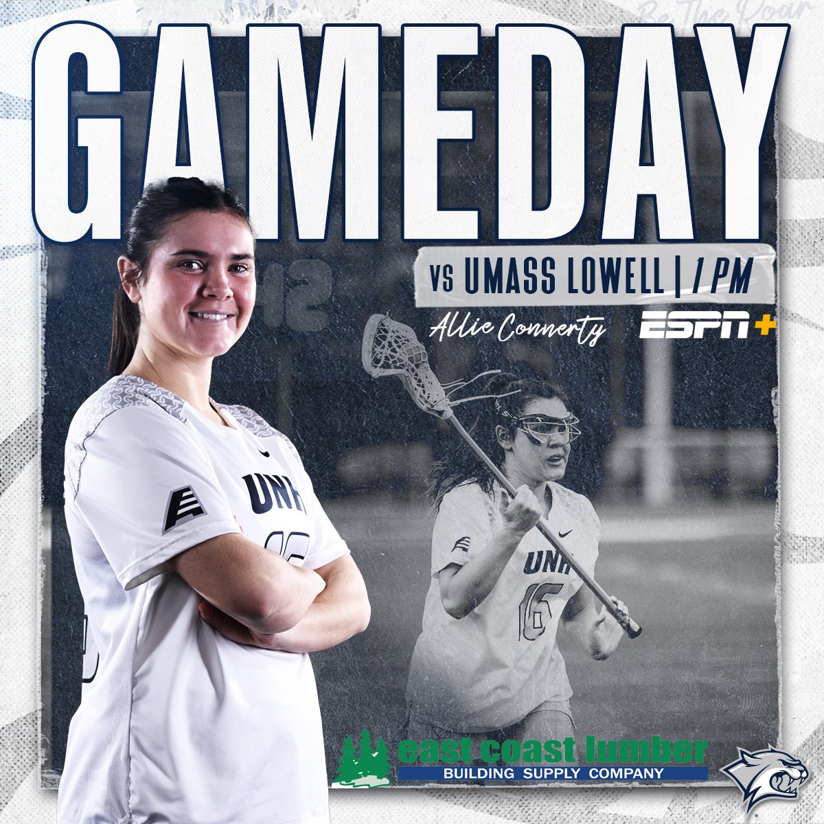 🥍 GAME DAY 🥍 See you in Durham for this afternoon's one o'clock tilt against UMass Lowell. @ECLumber Game Day Central ➡️ tinyurl.com/yscsnctu #BeTheRoar