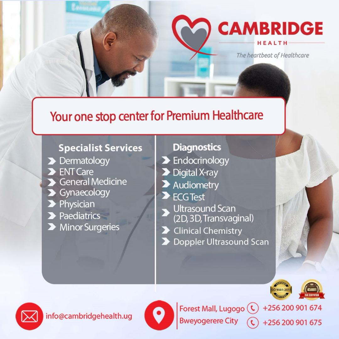Cambridge Health Medical Center: Where premium healthcare meets compassionate service for everyone. Your health is our priority. #CambridgeHealth #PremiumCare