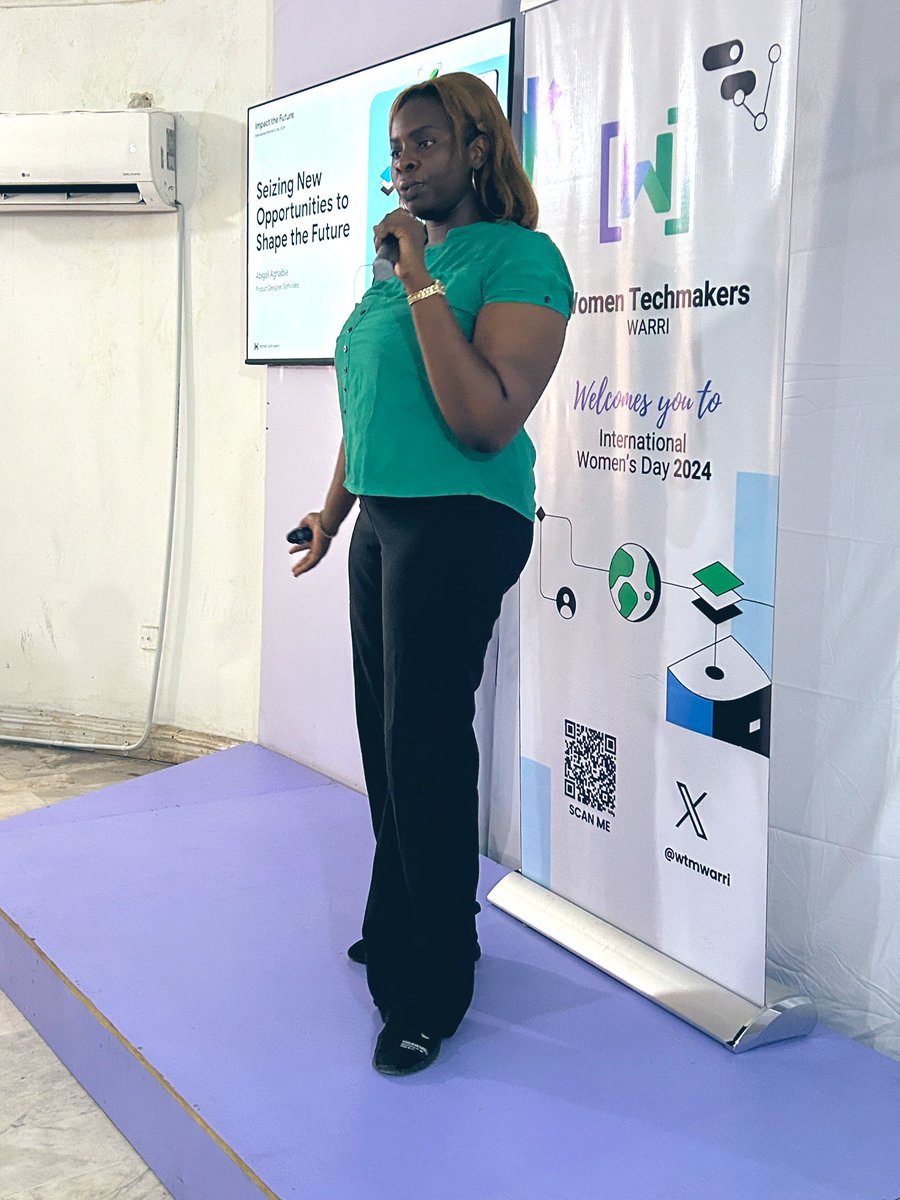 Embracing change and shaping the future together! Our Speaker at #IWDWARRI2024 just shared invaluable insights on seizing new opportunities in the tech landscape. Let’s empower each other to innovate, adapt and make a lasting impact. The future is ours to shape. #ImpactTheFuture