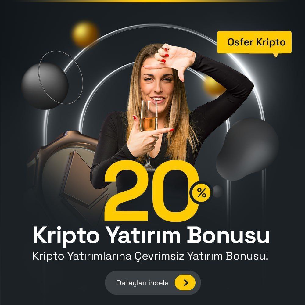 🎁 %20 Çevrimsiz Kripto Yatırım Bonusu

🪐Minimum 100₺ yatırım ile spor ve casino alanlarında geçerli 1.000₺'ye kadar bonus seni bekliyor.

🤝 #Betosfer'de çevrime takılma, #kriptopara yatırımlarına özel %20 yatırım bonusunu kaçırma!

🌎 bit.ly/Betosferadres

#Bitcoin