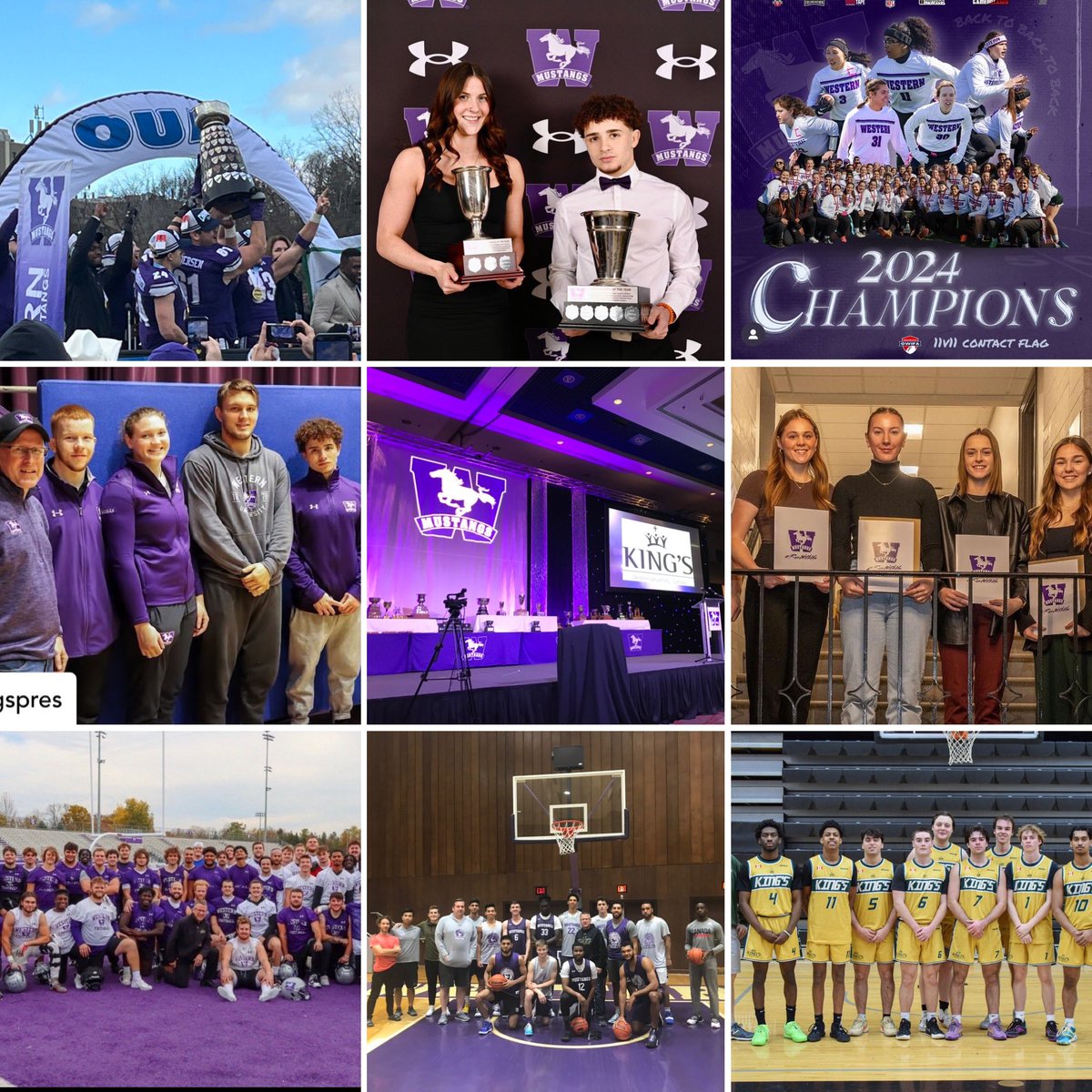 Happy National Student-Athlete Appreciation Day. So proud of the athletes @KingsAtWestern and our partnership with the @WesternMustangs