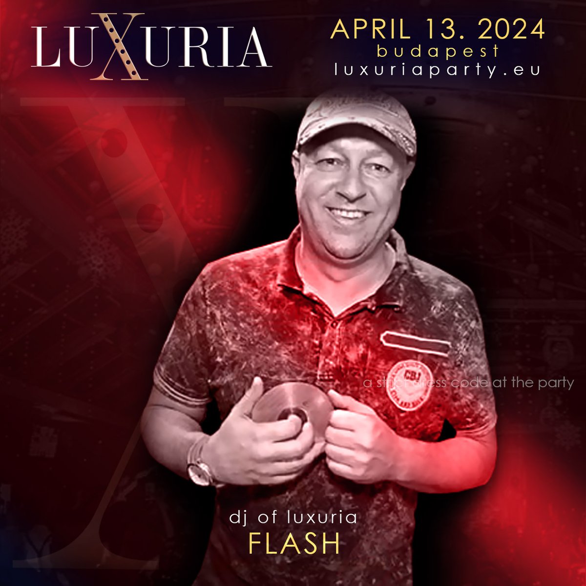 Luxuria Party, 13/04/2024
💋 DJ * Flash * @banatiflash
💥💥💥
Tickets: bit.ly/luxuria-ticket…
Dresscode: bit.ly/luxuria-ball-d…
💥💥💥
💋 THE CRAZIEST PARTY OF THE YEAR * magical, extreme, lush and free world