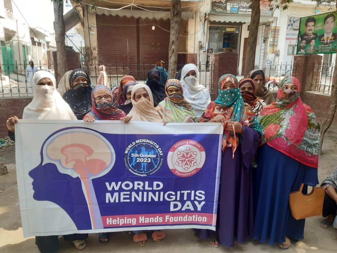 2023 was the 8th year that the Helping Hands Foundation (Pakistan) had participated in World Meningitis Day. They really pushed the boat out with a range of actions, including a door-knocking campaign that reached 1,500+ households. 🏠 Read more: buff.ly/40GEzru