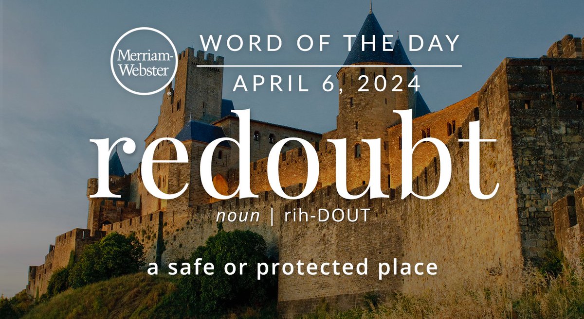 The #WordOfTheDay is ‘redoubt.’ ow.ly/Rtnu50R7NWA