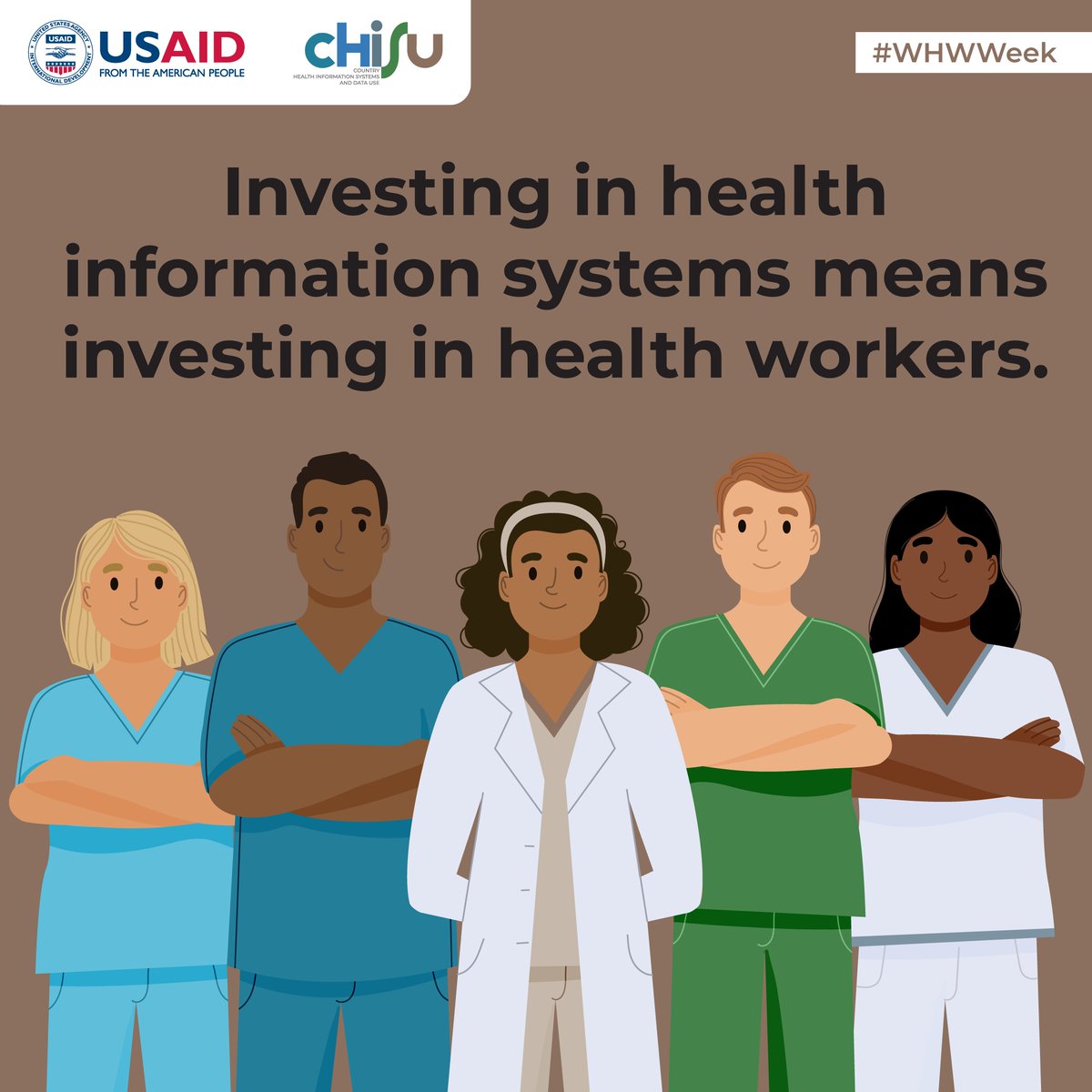 By investing in #HealthInformationSystems, we’re also investing in #SafeSupportedHealthWorkers so that they have access to quality data for improved decision making—which will ultimately help them achieve better health outcomes in the communities they serve #WHWWeek