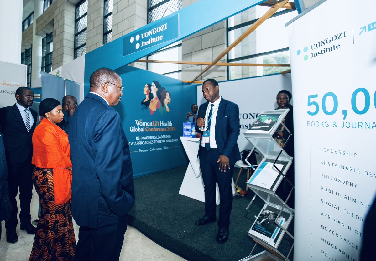Showcasing our work at the 2024 @womenlifthealth Global Conference couldn’t get more exciting! It was an honour to share about our priorities and programmes with Vice President @dr_mpango. Attending the conference? Stop by our booth to talk about #Leadership4SDGs #WLHGC2024