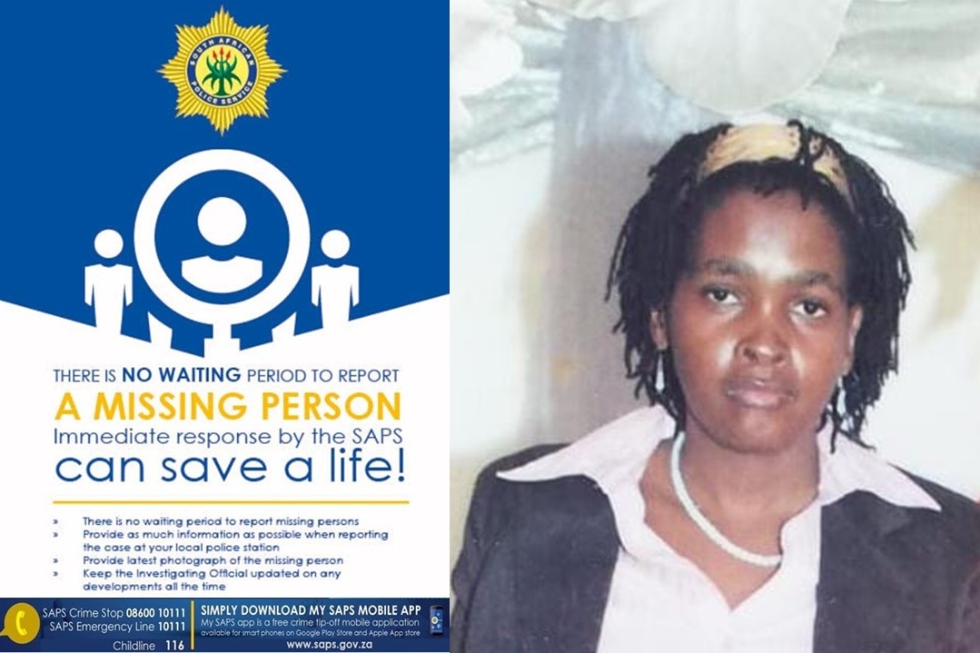 #sapsLIM Police in Nebo need public assistance to help find #missing Kgari Tumi Machika (46). She was last seen on 01/04 at her place of residence at Matshollela Section in Ga Marishane village. Info -> D/Capt Maphanga 071 349 5842, #CrimeStop or #MySAPSApp. NP…