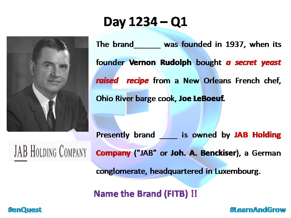 Day 1234 - Q1

#enQuest

#LearnAndGrow