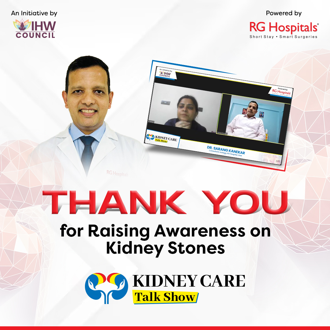 IHWCouncil's tweet photo. Extending a big thanks to Dr. Sarang Kanekar, for shedding light on all about Kidney Stones. Dive into the full discussion here: https://t.co/zBCvouZVYq
#KidneyStones #KidneyCareTalkShow #RGStones #IHWCouncil https://t.co/9B09XsKnCt