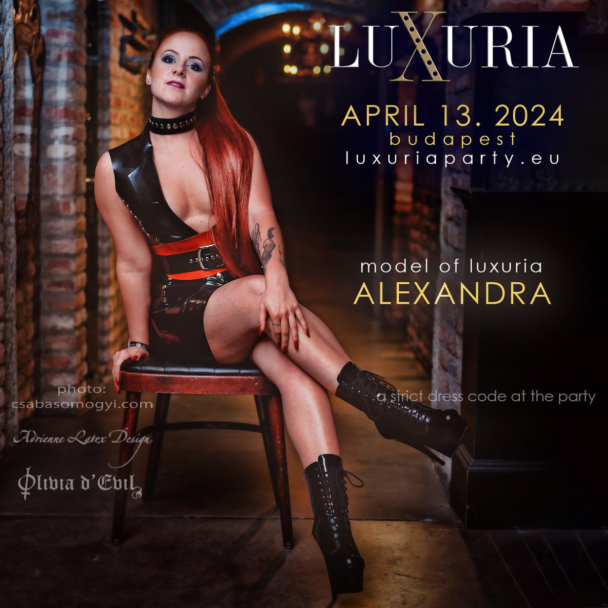 Luxuria Party, 13/04/2024
💋 Model * Alexandra * <a href="/alexandrabordas/">Alexandra Bordas</a>
<a href="/olivia/">olivia clare</a>.d.evil
💥💥💥
Tickets: bit.ly/luxuria-ticket…
Dresscode: bit.ly/luxuria-ball-d…
💥💥💥
💋 THE CRAZIEST PARTY OF THE YEAR * magical, extreme, lush and free world