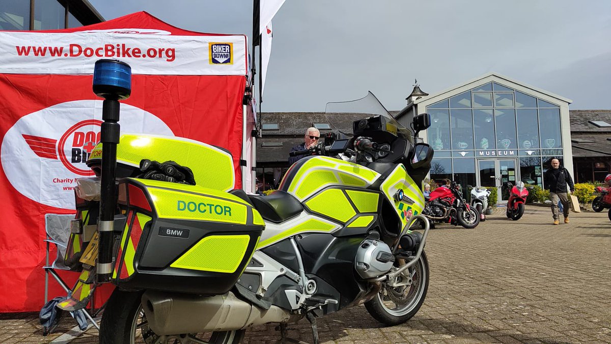 The <a href="/DocBike_Dorset/">DocBike_Dorset</a> team are at the Sammy Miller Motorcycle Museum today along with <a href="/DucatiMotor/">Ducati</a> Bournemouth. Come along, meet the team and find out more about DocBike.org