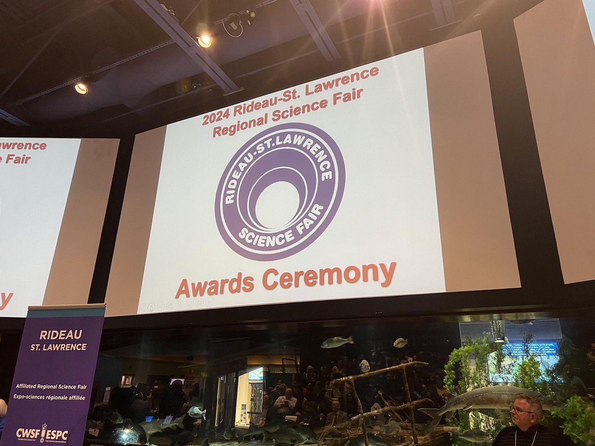 It was my pleasure to attend the 63rd Annual Rideau St. Lawrence Regional Science Fair at the Aquatarium on Friday. I was so impressed with the entries and the hard work our bright students put in to them. Congratulations to all the participants and thank you to the organizers!