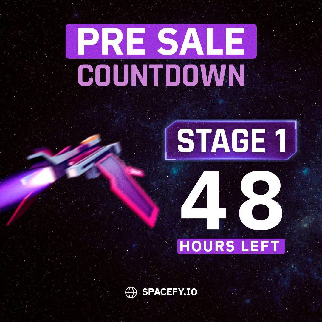 🚀 PRE SALE IS COMING 🚀

⚠️Stay tuned as our pre-sale opens on Monday (April 8) at 12pm UTC.

⏳Countdown ON: 48 Hours Left.

Secure your $SPFY tokens in the pre-sale