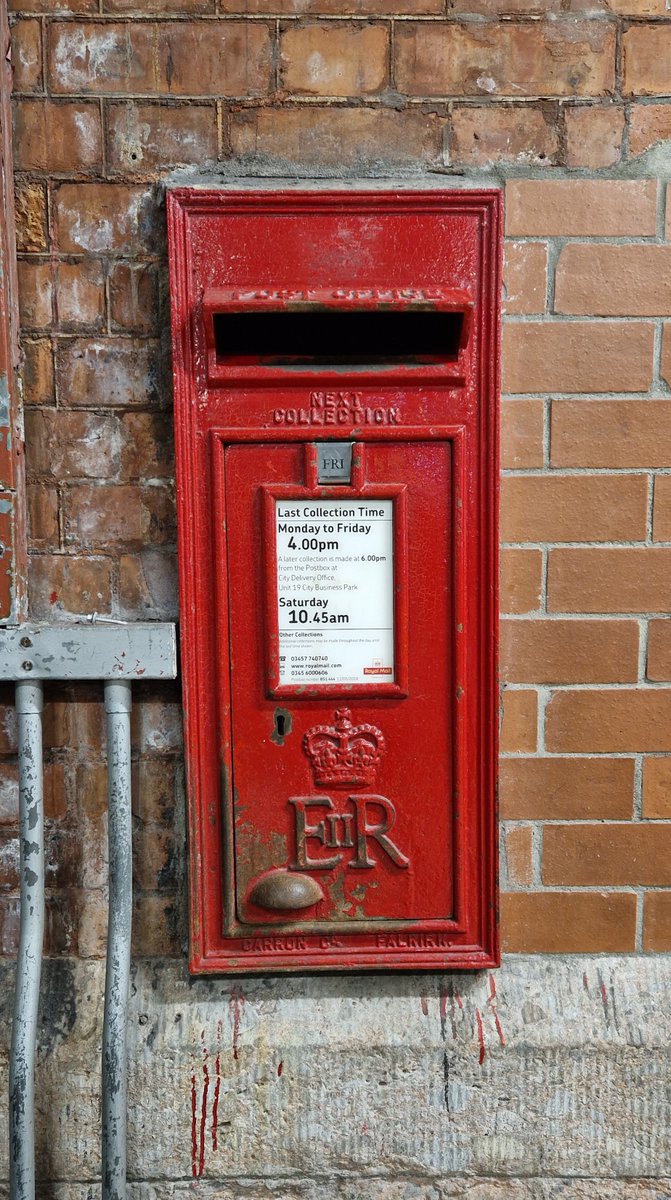 Wall box at Bristol Temple Meads railway station. #PostboxSaturday