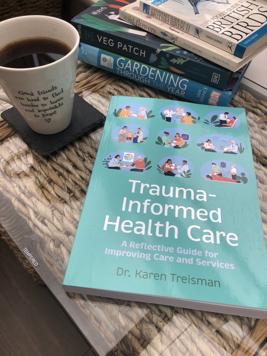 Arrived today - I’m looking forward to reading this new reflective guide on Trauma Informed Health Care by Dr. Karen Treisman. 🙏 @dr_treisman