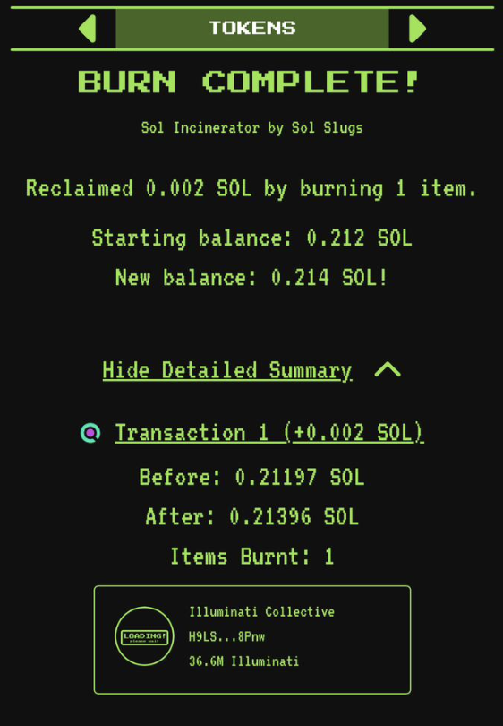 Illuminati memecoin on Solana tweet media