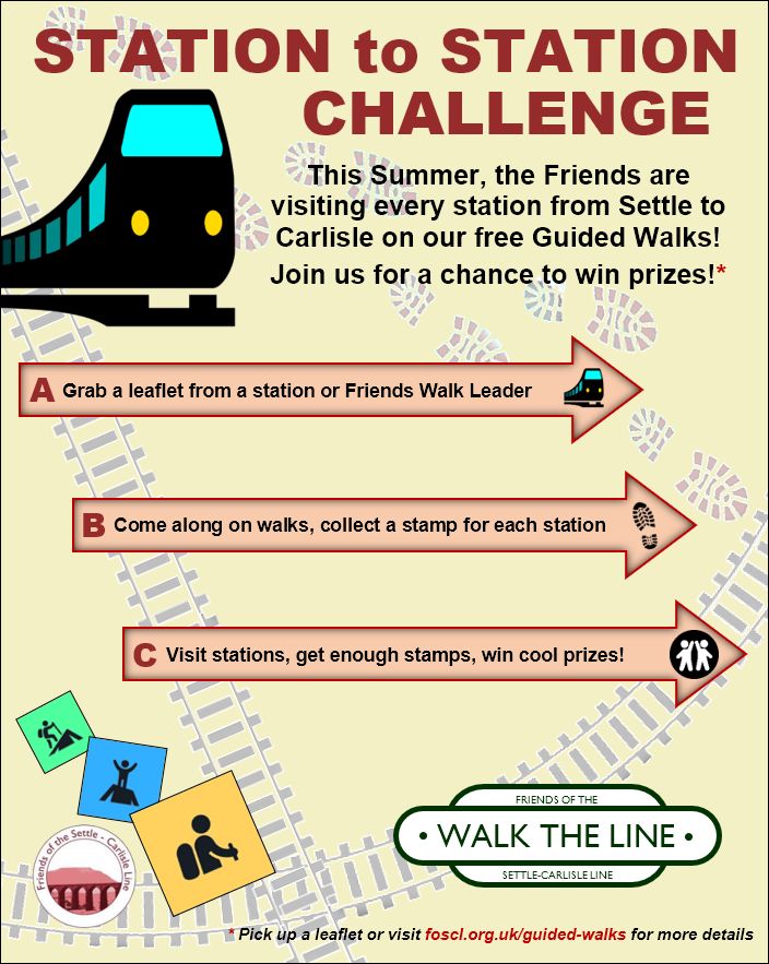 Despite a slightly delayed start (due to industrial action) our Station to Station Challenge will be full steam ahead from Saturday 13th April! For more details, grab a leaflet or go to foscl.org.uk/guided-walks