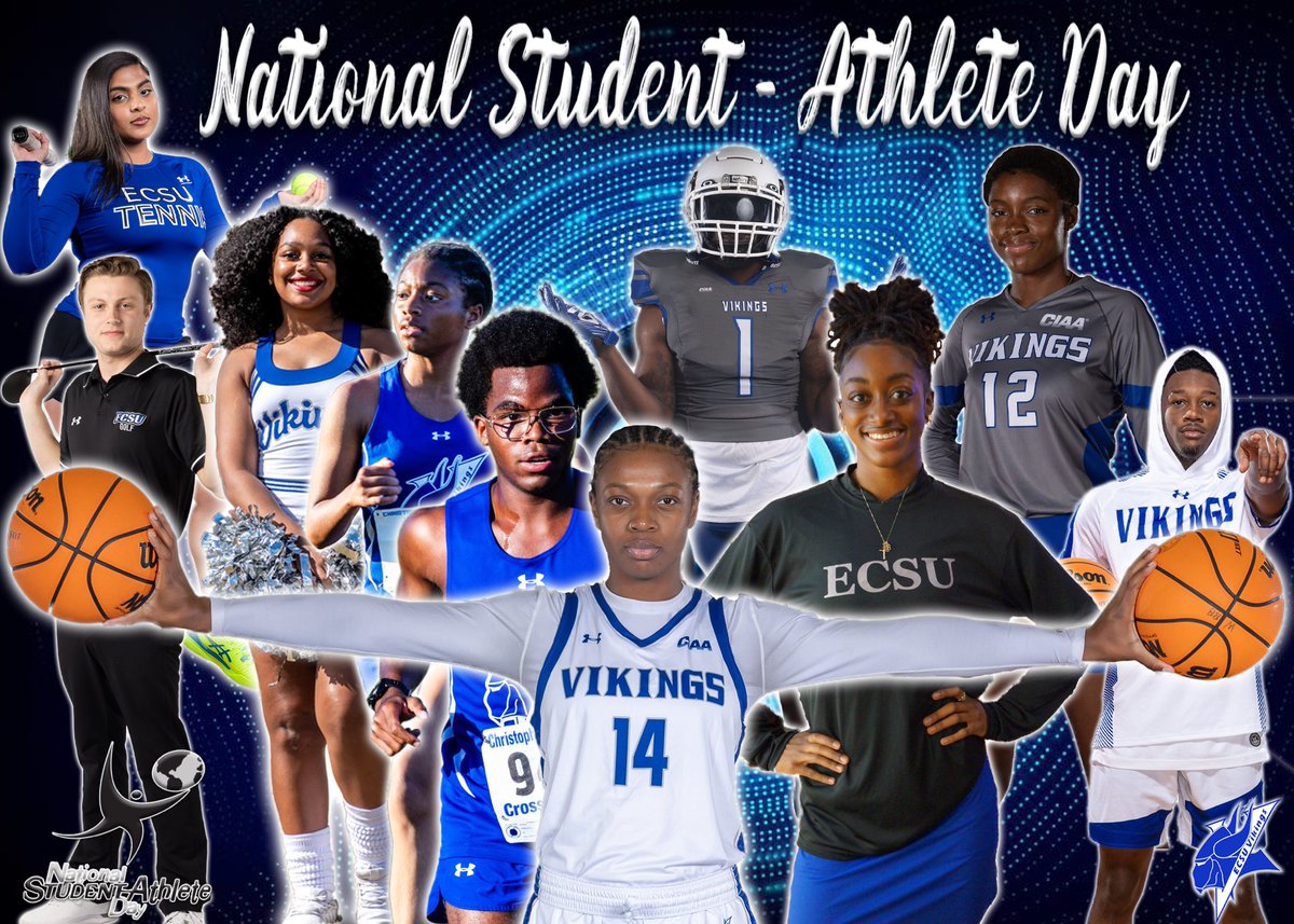 Without YOU, there is no US! 🏆🥎⛳️🏐🏈🏀🎾🎳 Happy #nationalstudentathleteday #vikingpride #ncaa