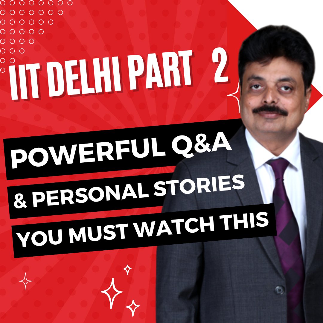 🎬 Part 2 is live! Dive deeper into the IIT-Delhi seminar series with powerful Q&As and personal trading stories. Enhance your knowledge and gain new perspectives now! 👀 Watch it here: youtu.be/oLxi9ijI6pU #StockToWatch #mayankbisen #GlobalTraderTv