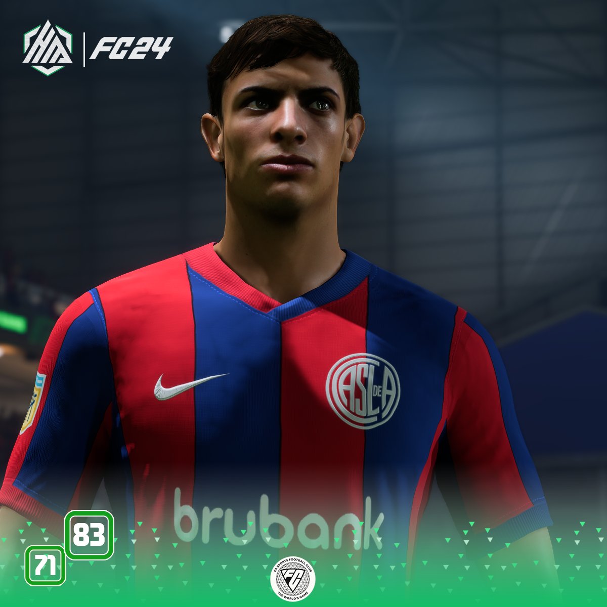 🌟Hidden Gem 19 years old, Pure Talent in #FC24 🔥 

Agustín Giay #SanLorenzo 's Gem 💎 

Release : Today ✅🤙

#EAFC24 #VamosCiclón #Argentina