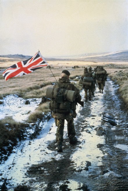 Tipler1983's tweet photo. 42 years ago today, a task force was sent to remove Argentinian soldiers from the Falkland Islands 🇫🇰. 

The British were outnumbered, and thousands of miles from the mainland. It took only 74 days to liberate the islands. https://t.co/zu3ZsOsYDl