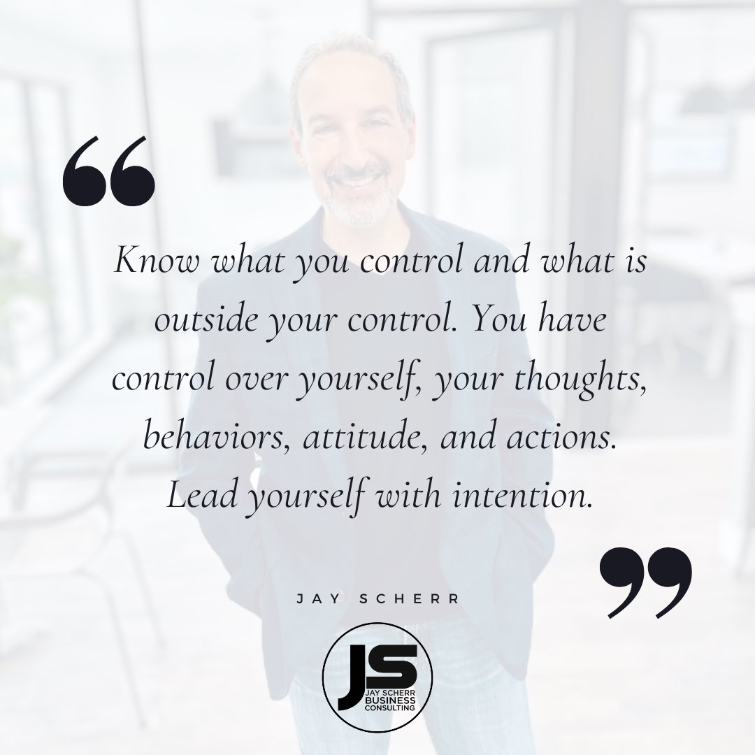 Lead yourself with intention.