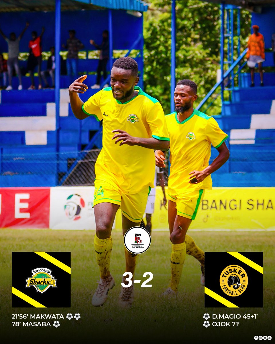 3️⃣-2️⃣ win for @k_sharksfc 🦈🟡 #FootballKE